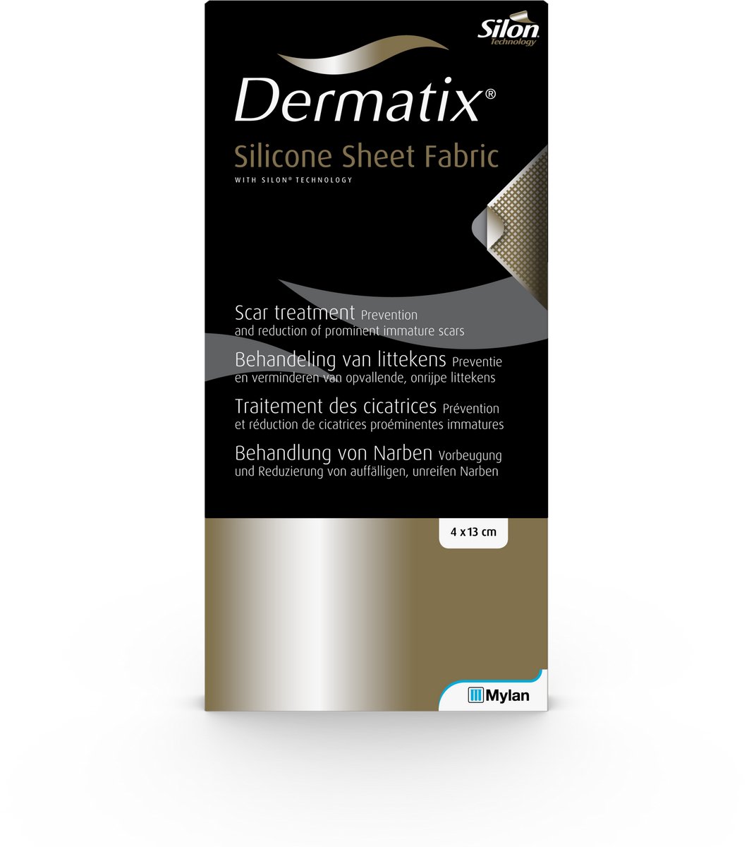 Dermatix Siliconenpleister 4x13 cm -