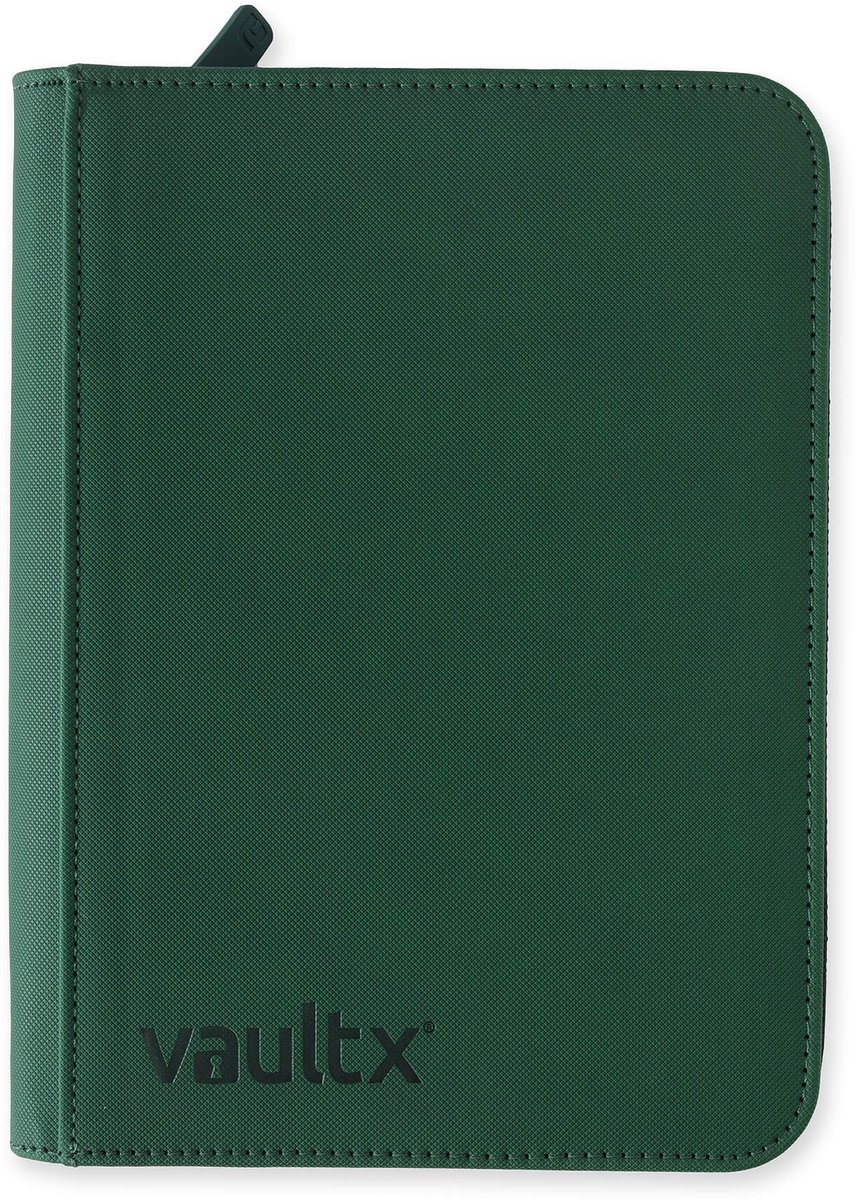 Vault X 4-Pocket Exo-Tec® Zip Binder - Verzamelmap - 160 Kaarten/Groen