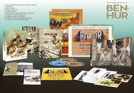 Ben-Hur - Collector's Edition - Steelbook - 4K Ultra HD - Import
