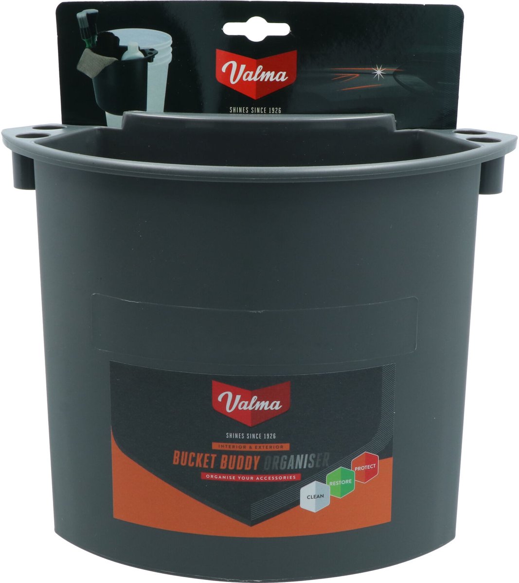 Valma Bucket Buddy Organizer - Opbergbak voor aan emmer - Voor schoonmaakspullen - Voor autowassen - Alles overzichtelijk geordend