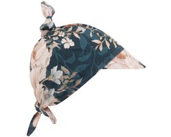 Samiboo - Peonie Granat Serie - Bamboe Chustka Met Klep - 100% Bamboe - Oeko-Tex Standard 100