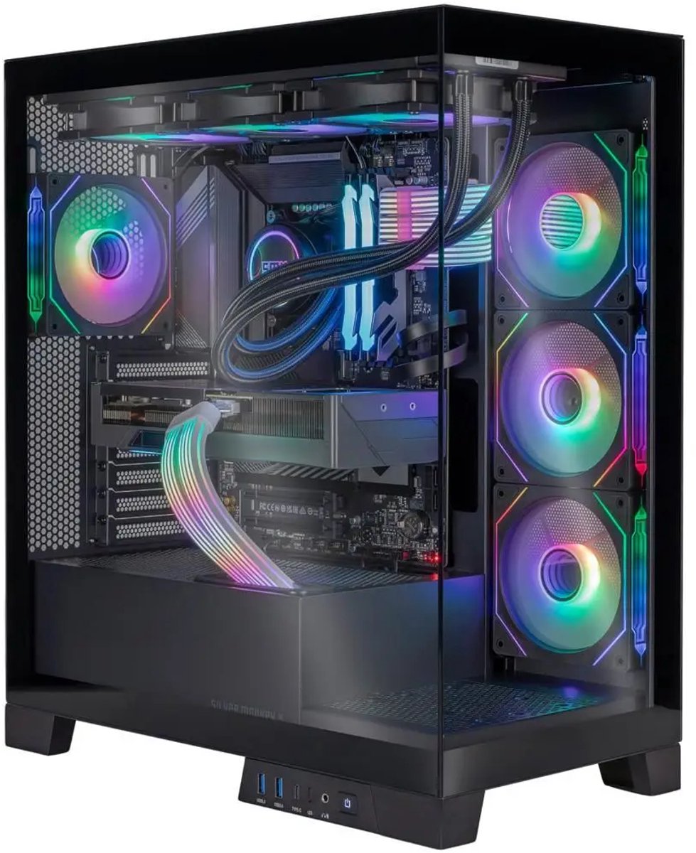 SMX Pyxis - Mid Tower Behuizing ATX Tempered Glass ARGB Zwart