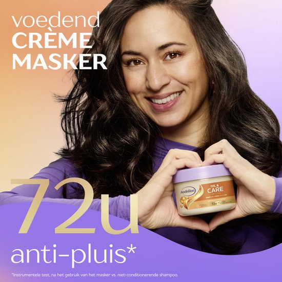 Andrélon Creme Haarmasker - Oil & Care - 6 x 300 ml