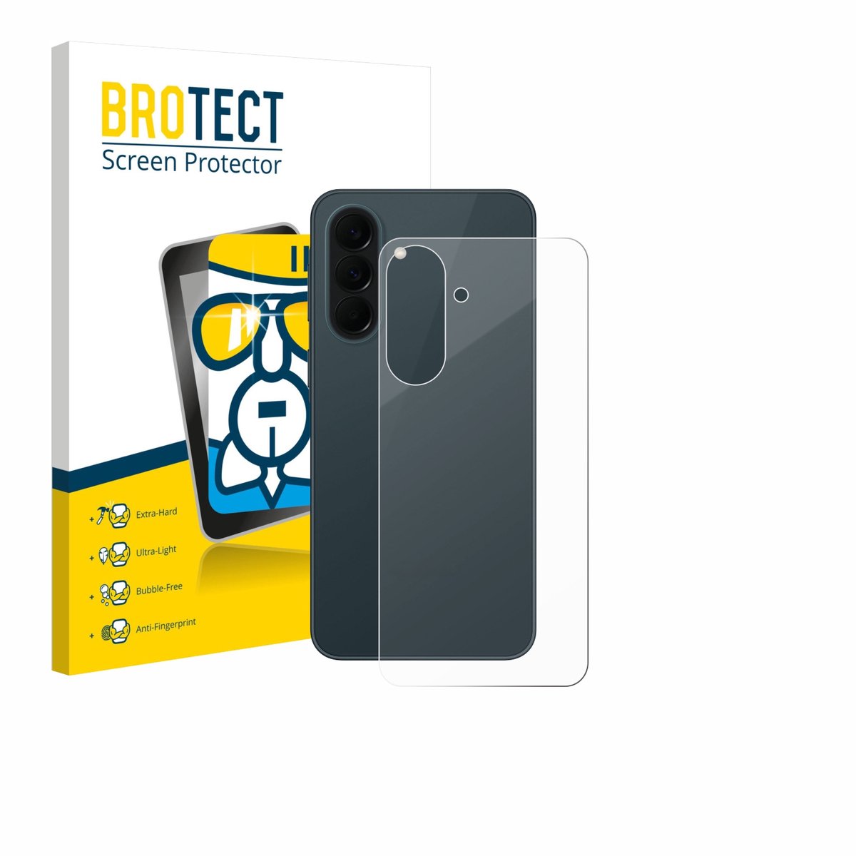 Screenprotector voor Samsung Galaxy A37 5G (Achterkant) Beschermglas transparant