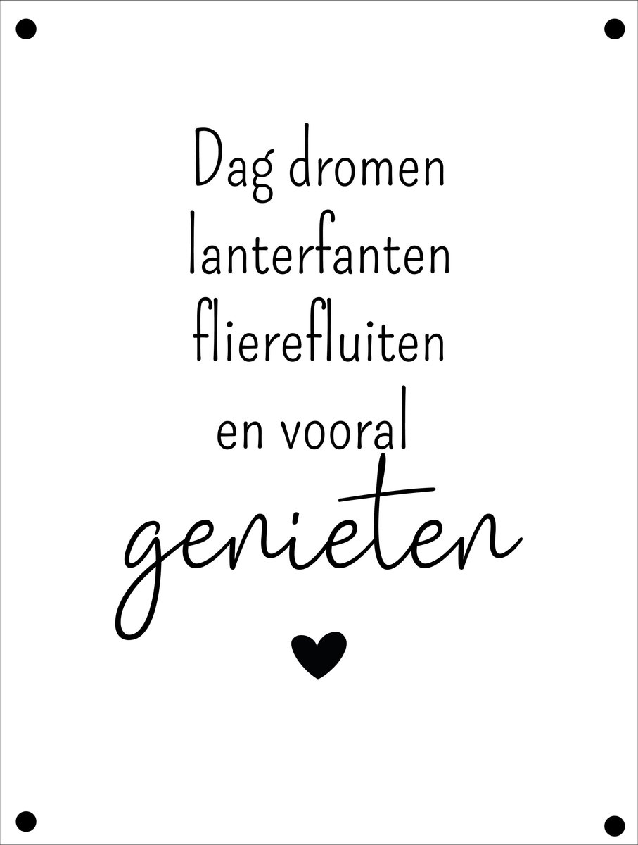 Tuinposter Dag dromen