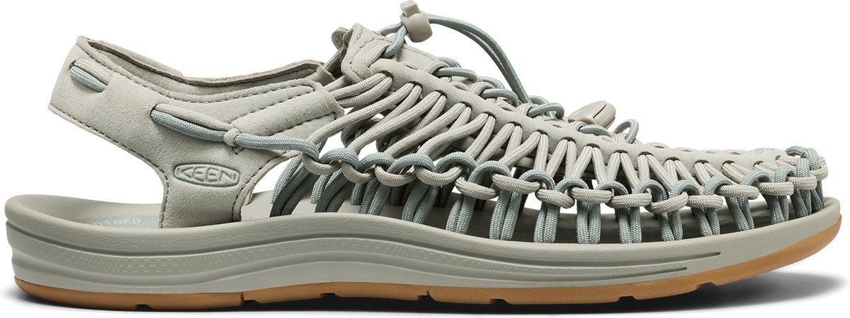 Keen Uneek Heren Sandalen Abbey Stone/Lily Pad Grijs