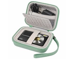 Sounix Cameratas voor Digitale Camera - Universele EVA Hardcase & Beschermhoes - Voor Compactcamera tot 12,4 x 8,9 x 5,6 cm - Groen