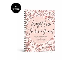 Templatory Weight Loss Tracker Journal - Afslank Dagboek - Afvaldagboek - Calorieën teller boek - Eetdagboek - Invulboekje gewichtsverlies - Afvallen