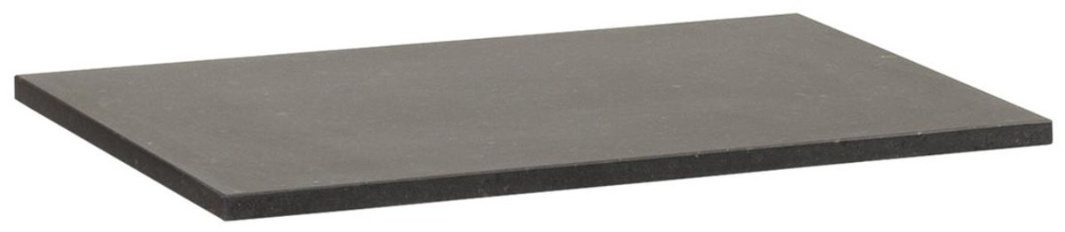 Brauer Vulcanic Topblad Ondiep - 60 cm - Natuursteen Basalt Antraciet