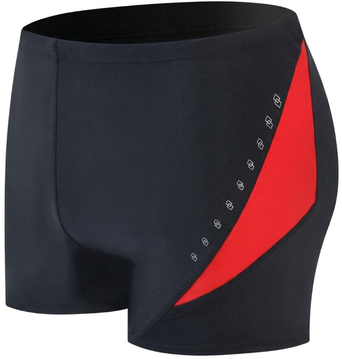 Zwemboxer Aero Curve Red / Black - Maat L - Zwemboxer Heren Rood - Swimwearclub