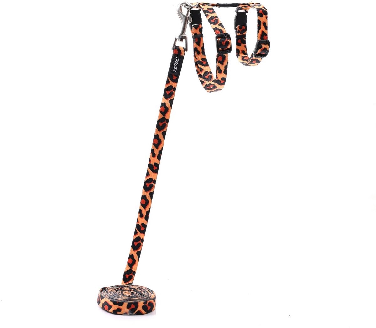 Rogz Fusioncat Tuig En Lijn - Kattentuig - Leopard S