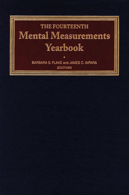 The Fourteenth Mental Measurements Yearbook - cover
