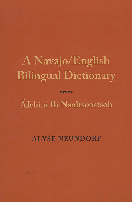 Navajo/English Dictionary of Verbs - cover