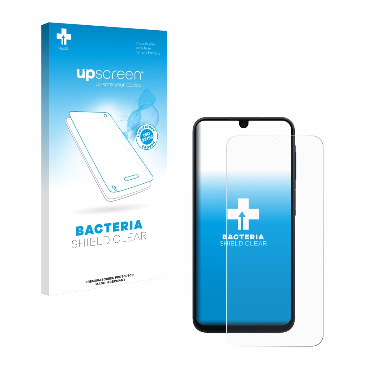 upscreen - Screenprotector voor Samsung Galaxy A17 5G - Folie Beschermfolie transparant antibacterieel