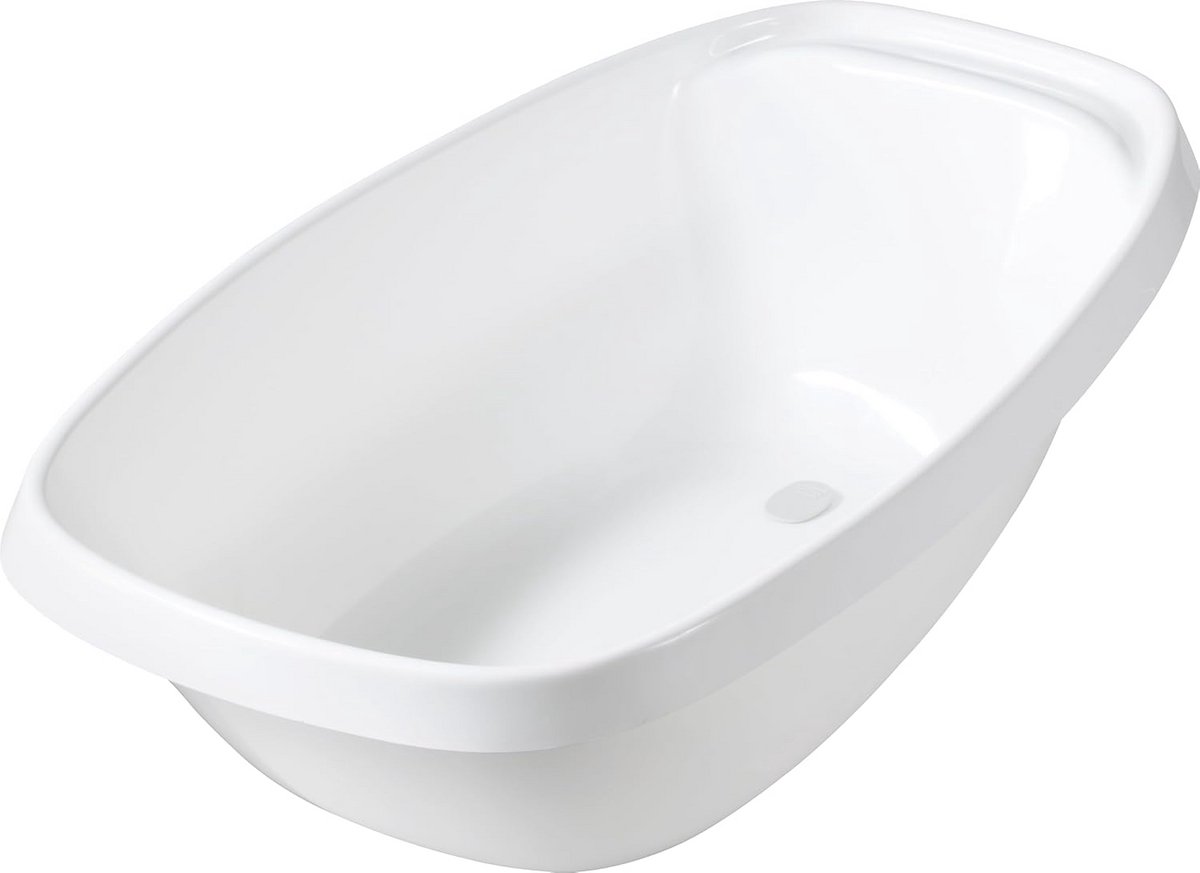 Ruime Babybadkuip 50 Liter, BPA-vrij en Ergonomisch - Wit