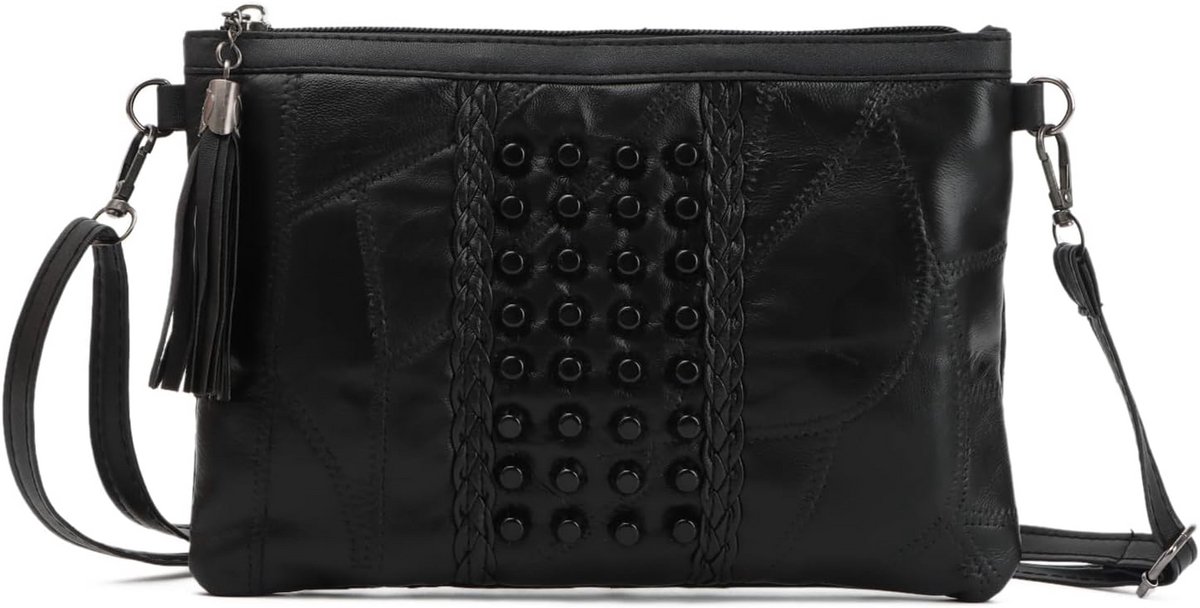 Crossbody Tas Dames met Polsband - Clutch voor Avond en Reizen
