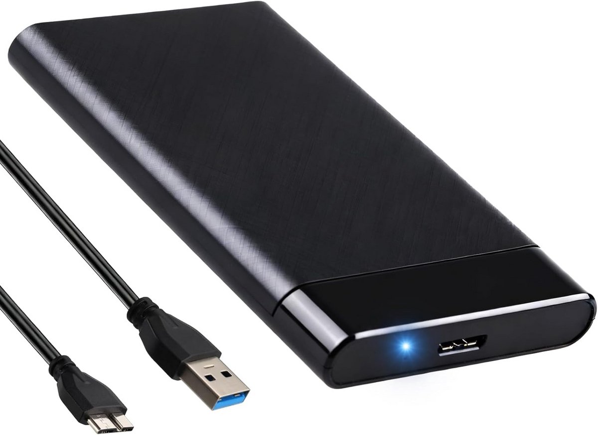 Externe Behuizing 2,5 inch voor SSD/HDD - USB 3.0 - Inclusief Kabel