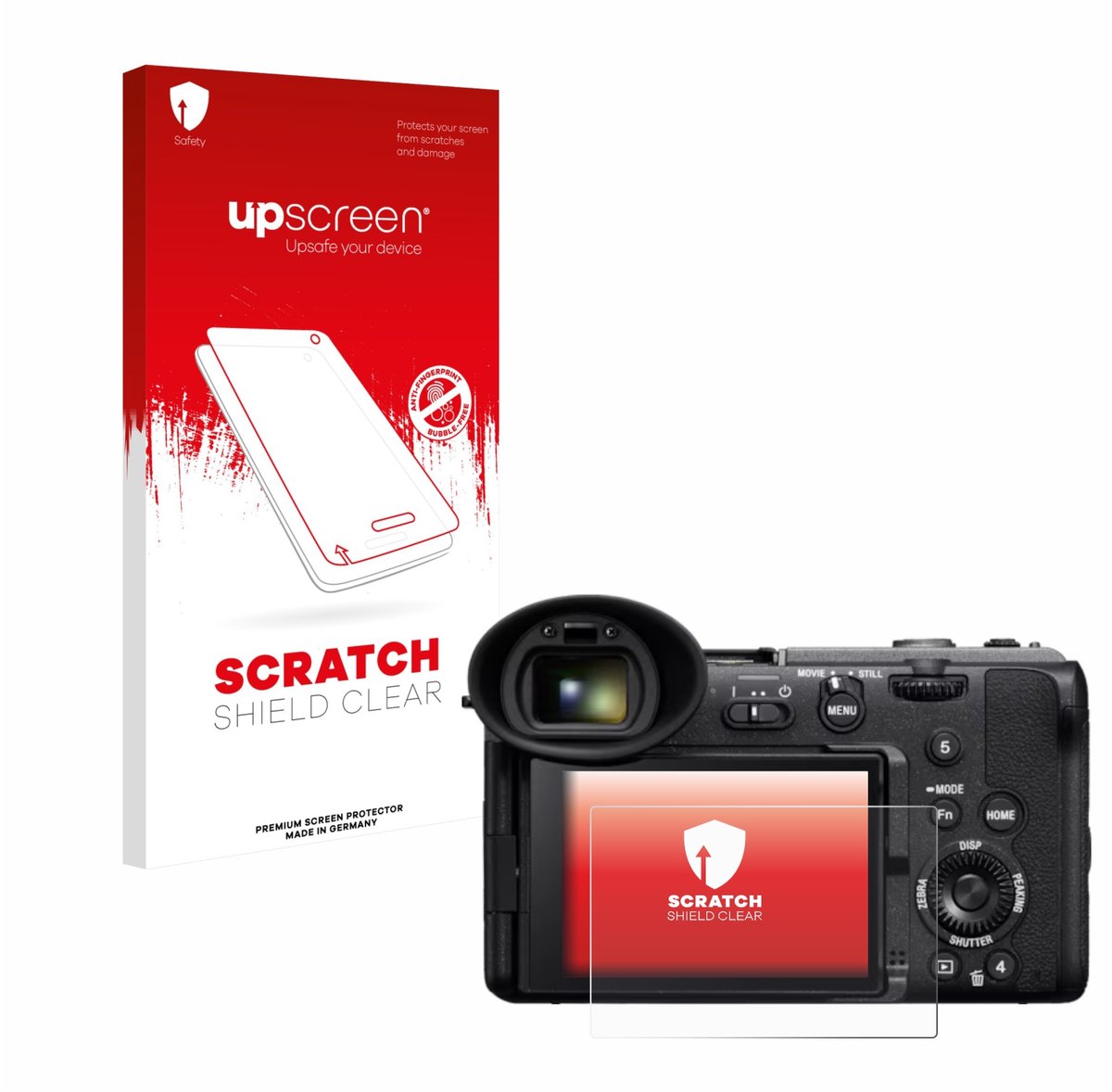 upscreen - Screenprotector voor Sony Cinema Line FX2 - Folie Beschermfolie transparant
