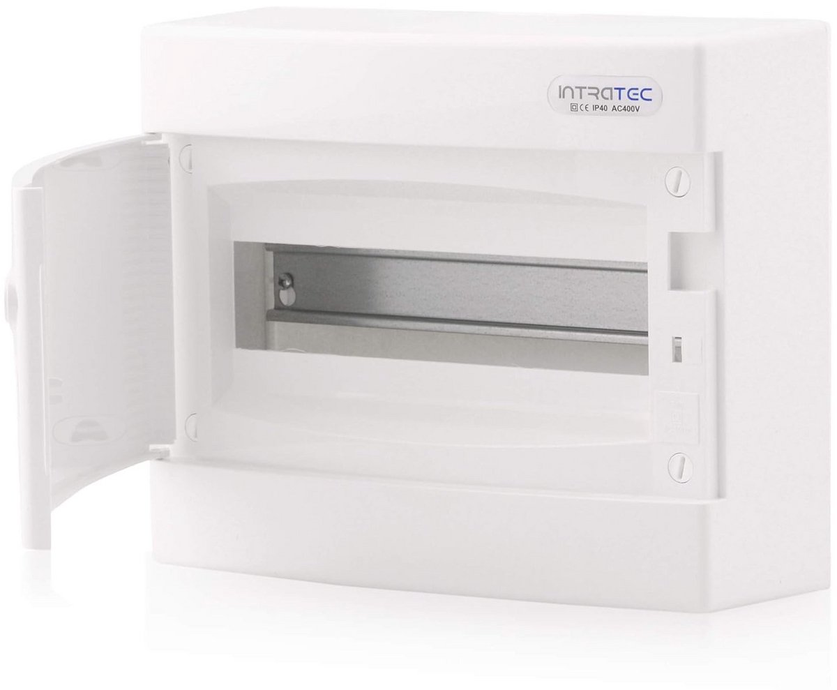 Opbouw Groepenkast IP40 voor Woning, 1 tot 12 Modules, Witte Deur