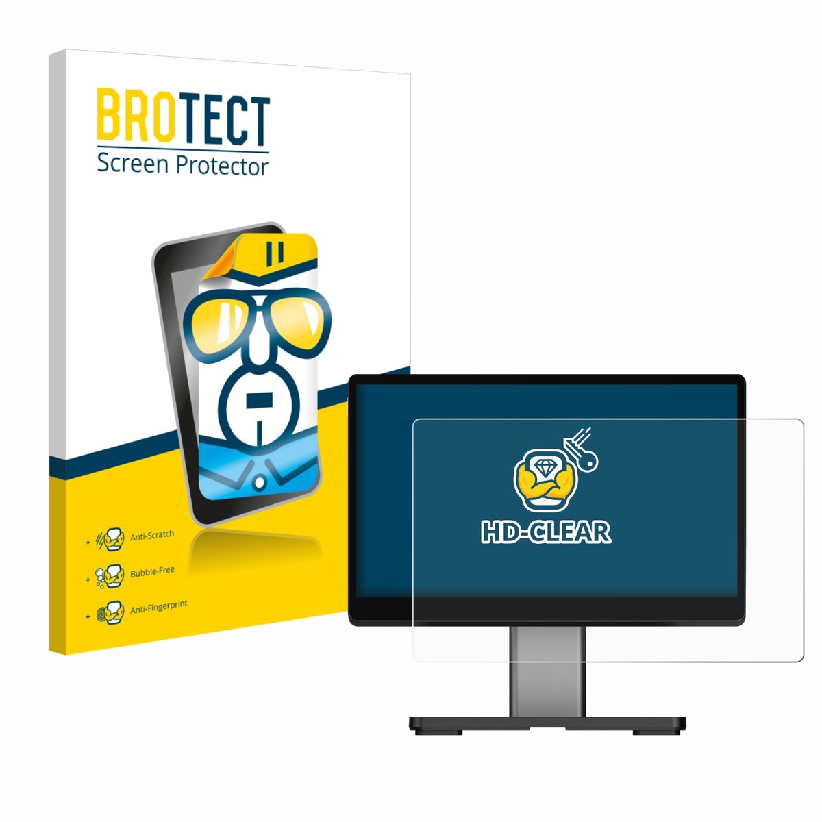 BROTECT - Screenprotector voor iMin Swan 2 - Folie Beschermfolie transparant
