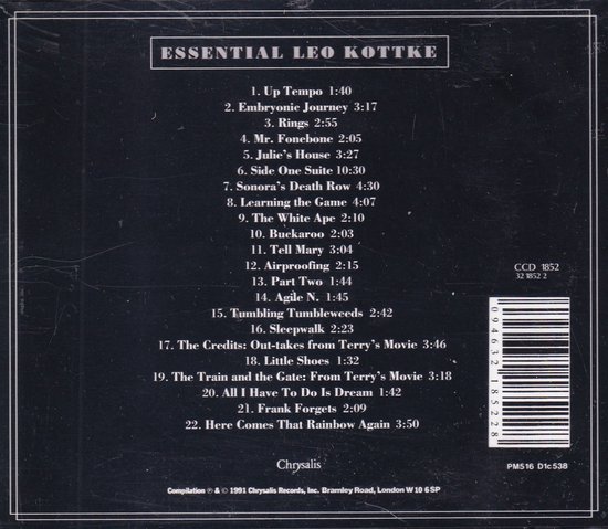 Essential, Leo Kottke | Muziek | bol
