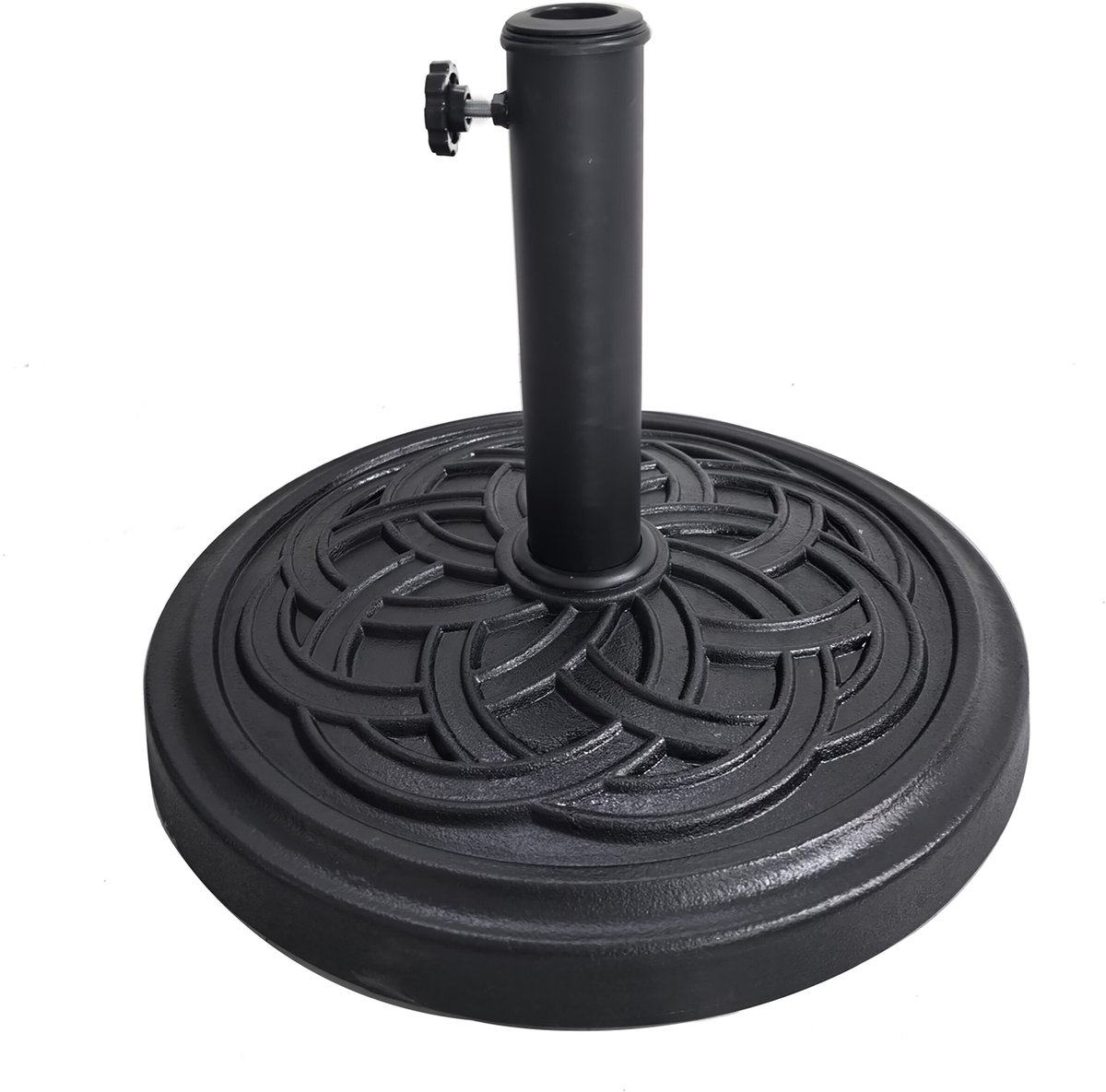 Parasolvoet - 34–48 mm - Ø 45 cm - zwart