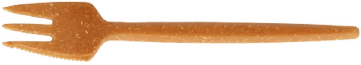 Snackvork met snijrand herbruikbaar 130 mm (250 stuks)