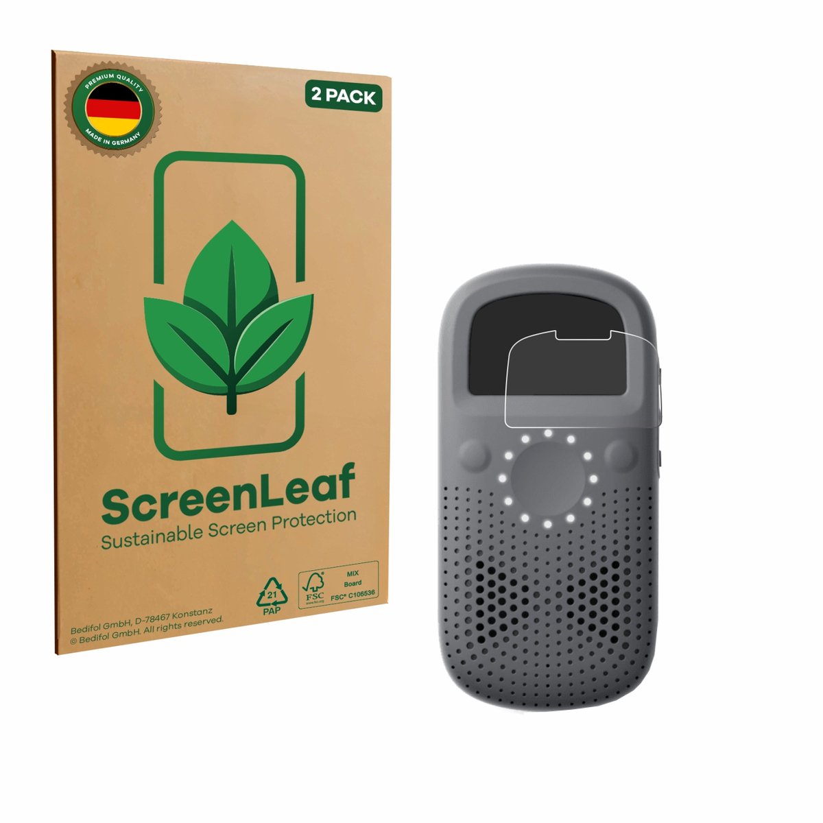 ScreenLeaf - Screenprotector voor Relay X - Duurzame schermbescherming Folie Beschermfolie transparant 2 Stuks