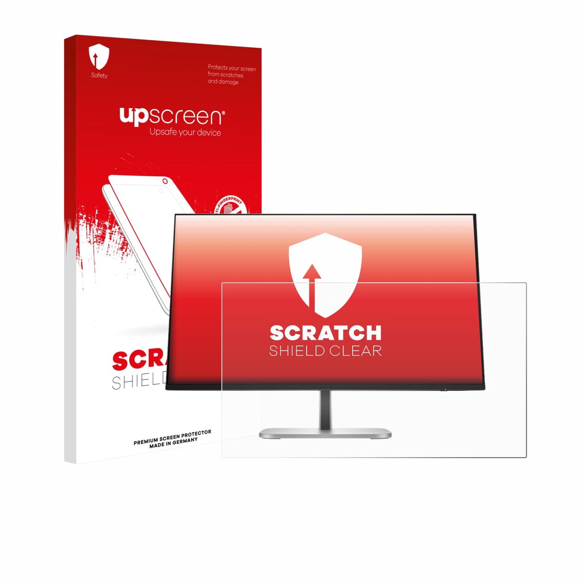 upscreen - Screenprotector voor HP Serie 5 Pro 524pf - Folie Beschermfolie transparant