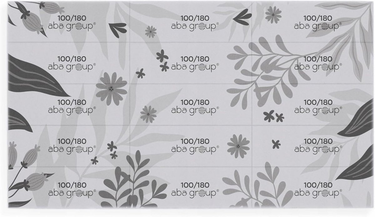 Nagelbufferblokken Bloemen 15 stuks - Korrel 100/180 Schuimrubber Compact Hygiënisch