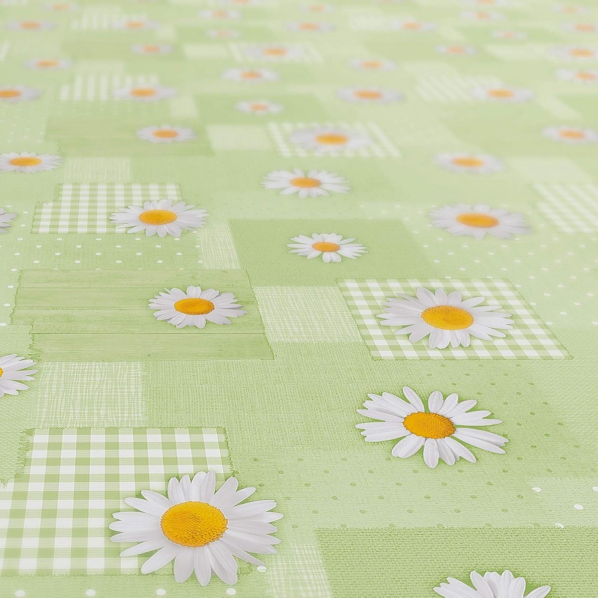 ANRO Tafelzeil binnen en buiten - waterafstotend tafelkleed - Chamomile Patchwork