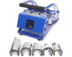 Thermische Bakvormmachine voor Koffiekopjes - 6-in-1 Handmatige Hittepers voor Sublimatie