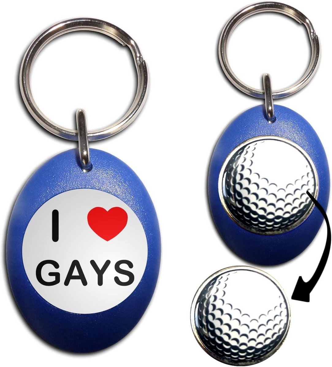 Unieke Golfbal Marker Sleutelhanger - Magnetisch Accessoire