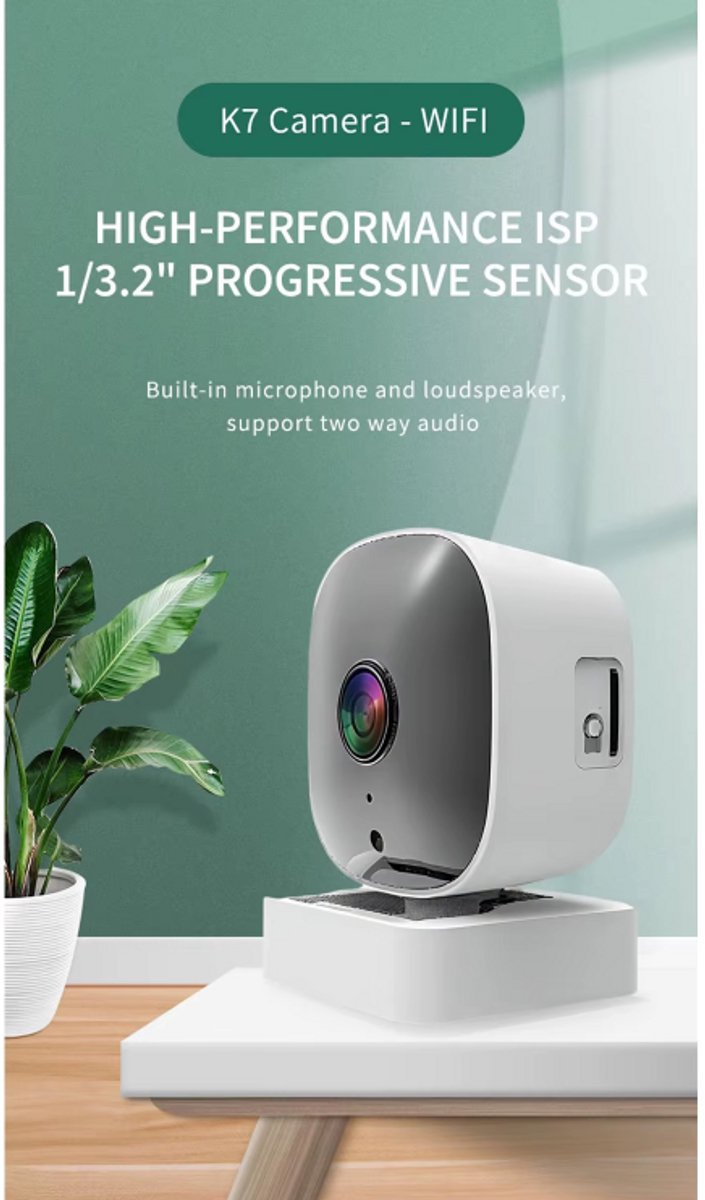 2.5K AI Beveiligingscamera 1536P Binnen/Buiten Voor Huisbeveiliging, Babyfoon & Huisdier Camera Met Kleurrijk Nachtzicht, Wifi Camera Voor Thuis en Tuin — afbeelding 5