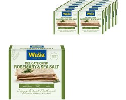 Wasa Delicate Crisp Rosemary & Sea Salt - Cracker - 10 x 190g