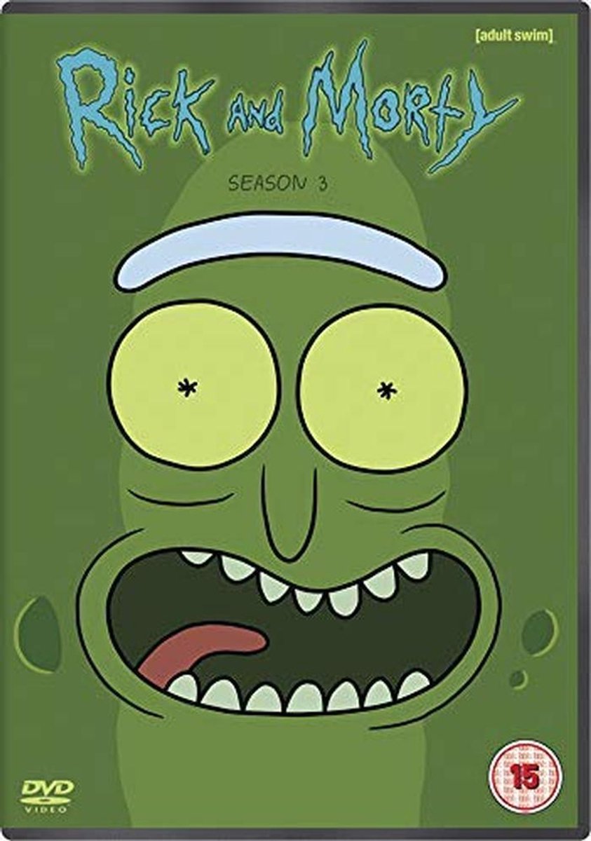 Rick en Morty Seizoen 3 DVD met Speciale Extra's