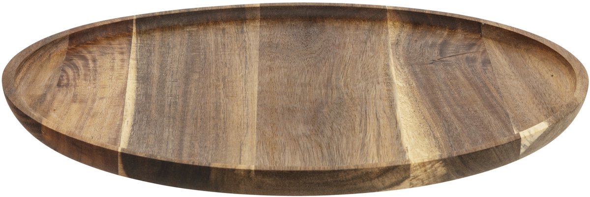 Secret de gourmet Serveerplank - acacia hout - D38 cm - rond - borrelplank