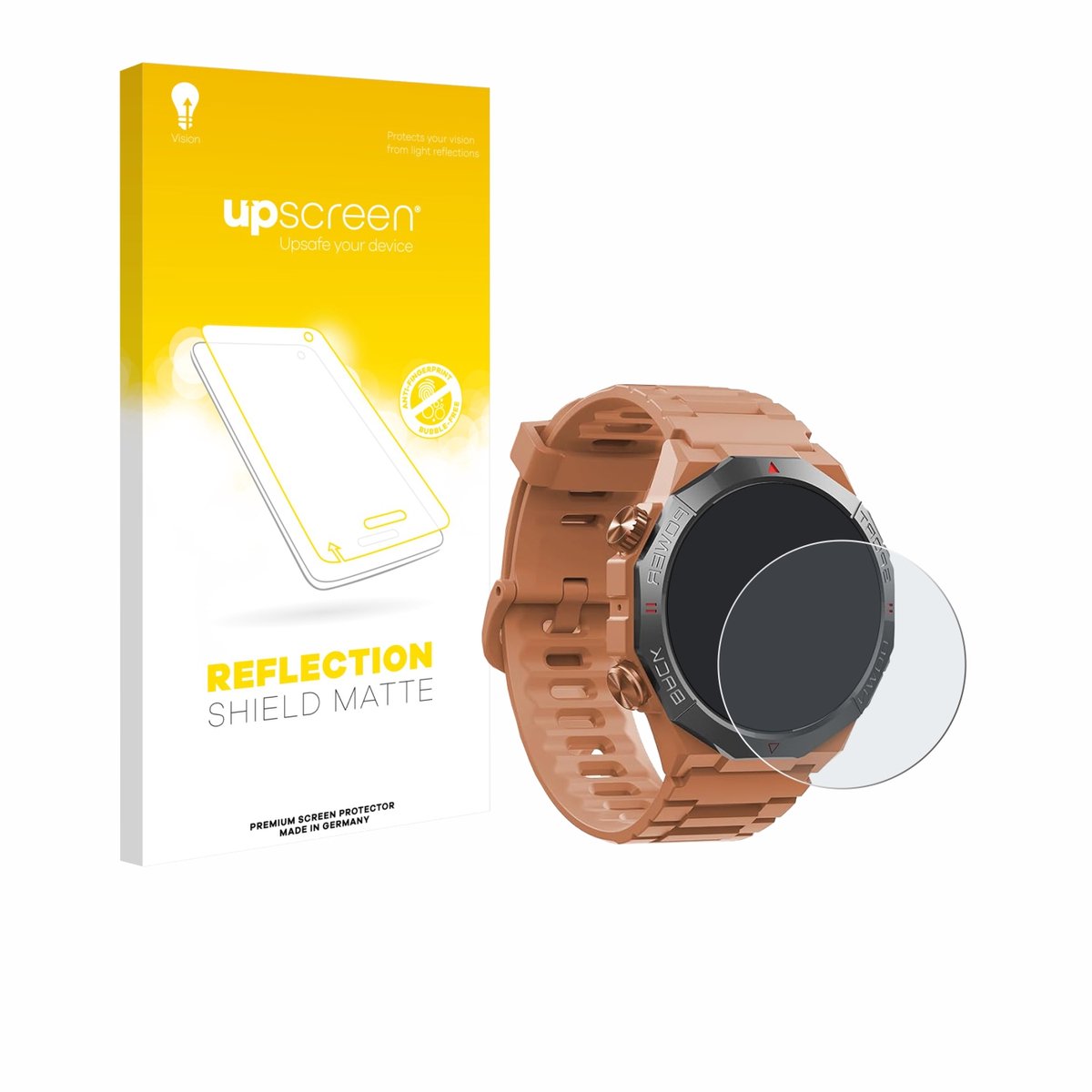 upscreen - Screenprotector voor Qecnato S10 1.39" - Folie Beschermfolie anti glare matte