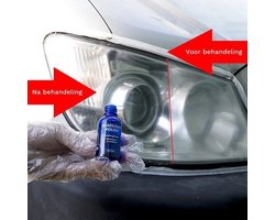 TLVX Koplamp Polijst Set 30ML / Headlight Polish / Autolampen polijsten / Krassen verwijderen / Koplamp vernieuwen / Lampen polijsten / Renovatie / Lamp Reparatie Vloeistof / Inclusief Microvezeldoek en Spons