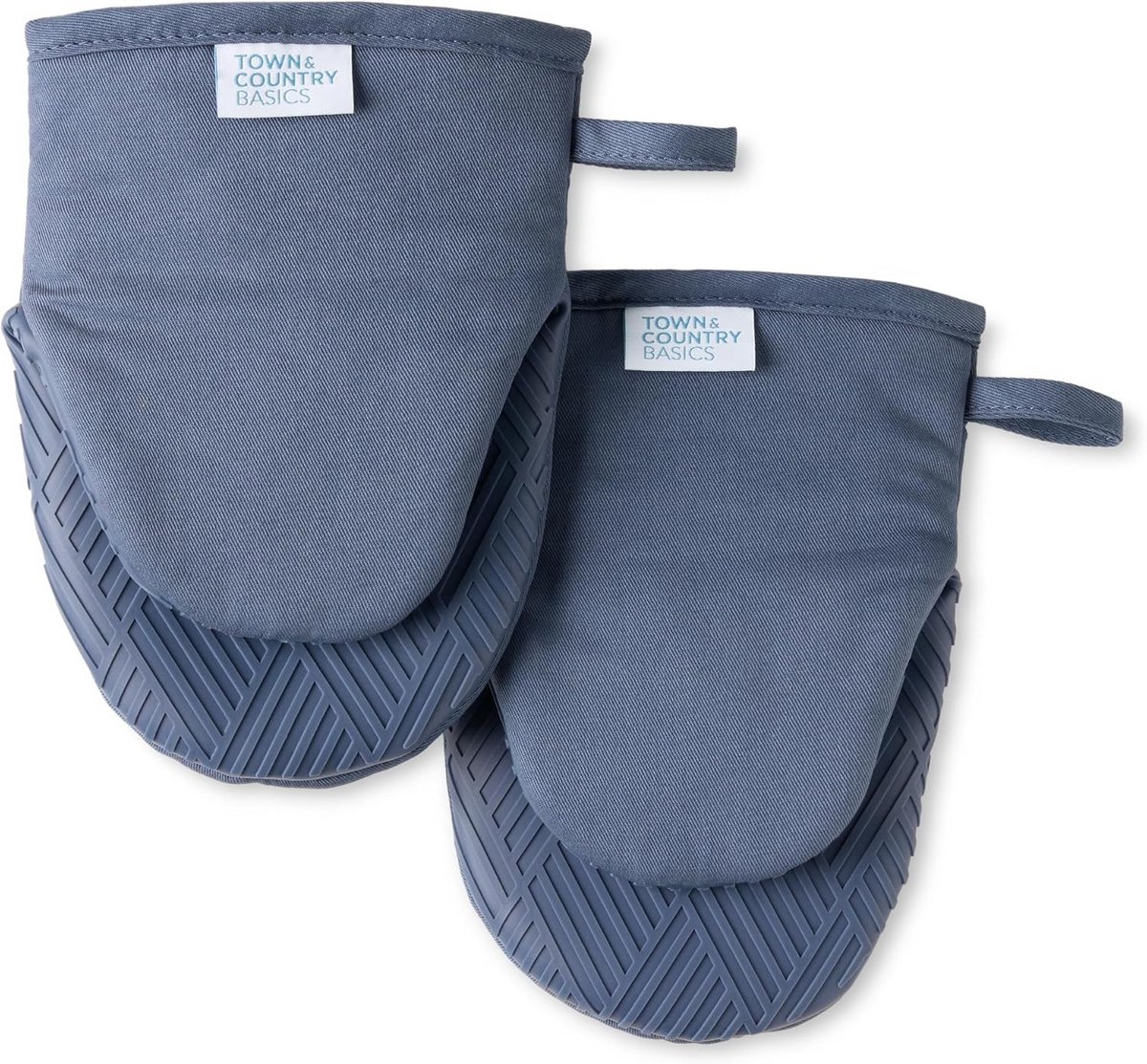 Set van 2 Hittebestendige Siliconen Mini-Ovenwanten met Antislip Grip