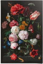 Jan Davidsz de Heem - Nature morte aux fleurs - Affiche 61 x 91,5 cm