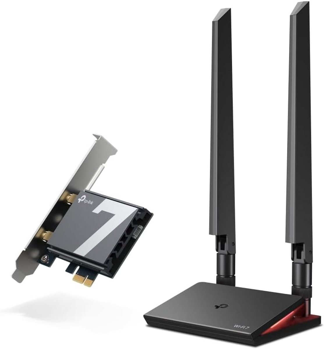 TP-Link Archer TBE550E - PCIe Wi-Fi 7 netwerkkaart voor desktop