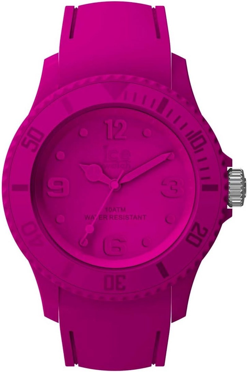 Dameshorloge Roze Siliconen Band Medium - Waterdicht Horloge