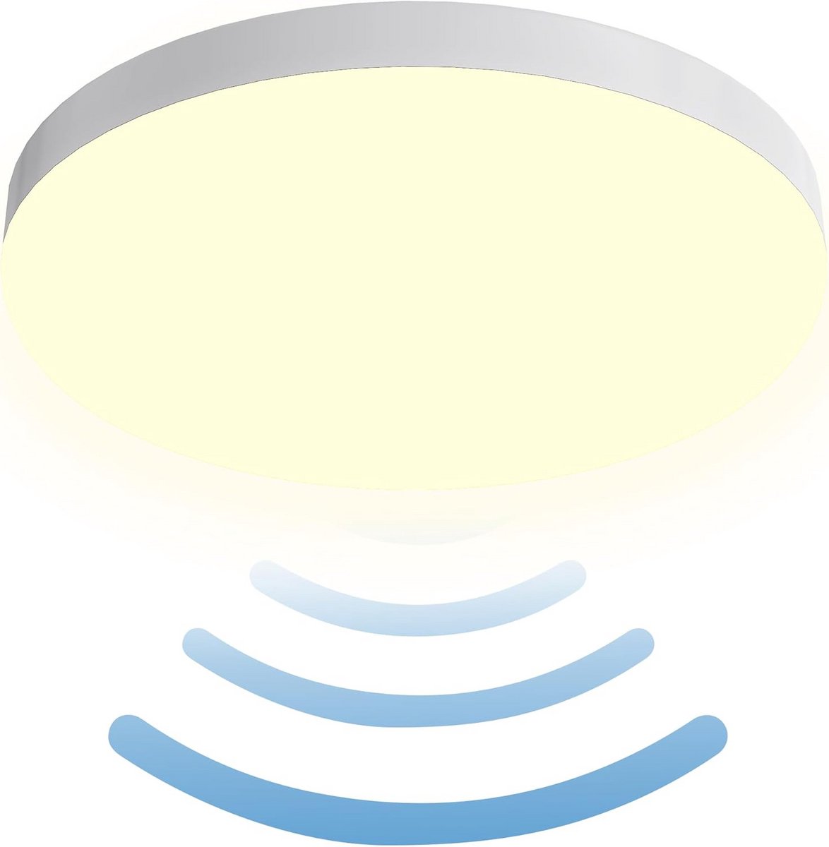 Ronde LED Plafondlamp met Bewegingssensor voor Binnen en Buiten - 20W IP65