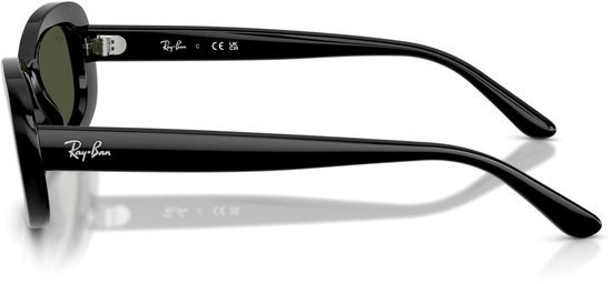 Zonnebril Ray-Ban 0RB2221 901/31 53 Black-Green — afbeelding 2