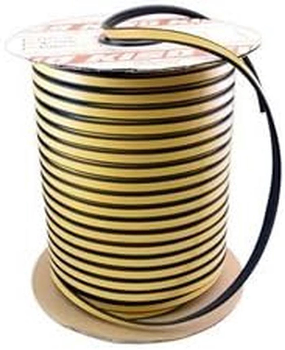 EPDM Profiel Tape Zelfklevend voor Glasmontage Zwart 10x5mm
