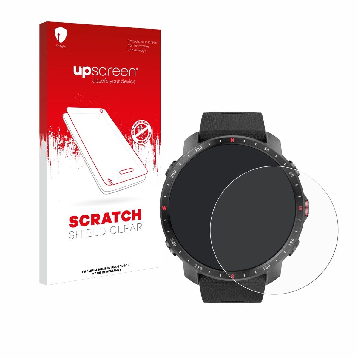upscreen - Screenprotector voor Polar Grit X Pro - Folie Beschermfolie transparant