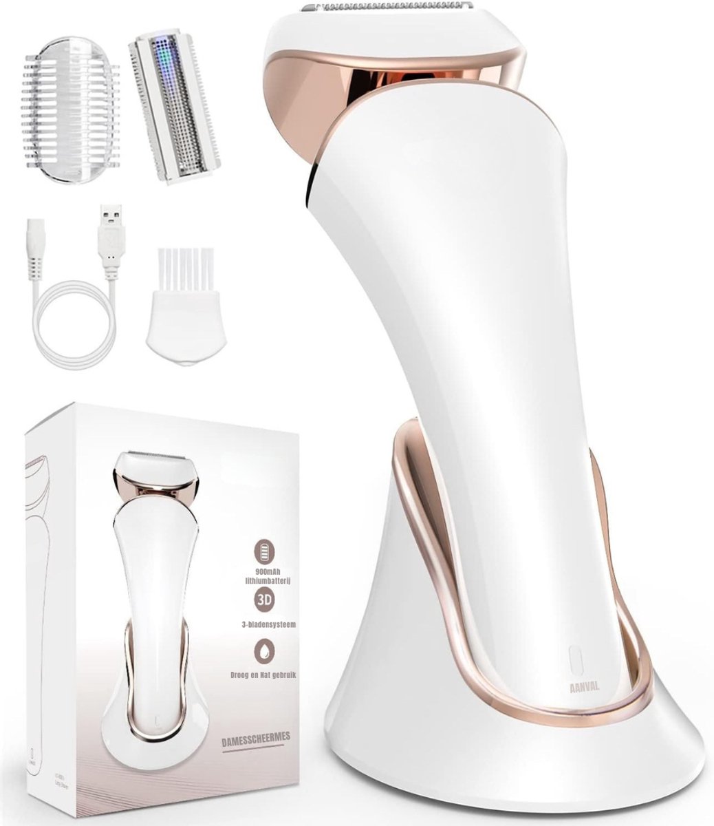 SCH® Bikinitrimmer - Trimmer - Wit/ Roze - 18cm x 13cm x 7cm