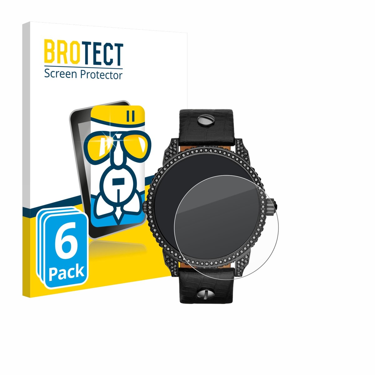 Screenprotector 6 Stuks voor Diesel Mini Daddy Beschermglas transparant