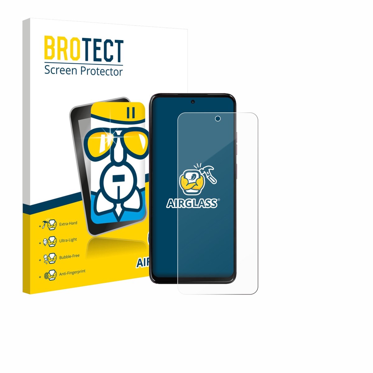 Screenprotector voor Motorola Moto G17 Beschermglas transparant